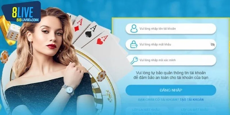 Điều kiện để đăng nhập 8LIVE